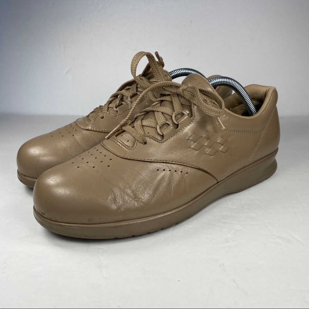 SAS Free Time Tan Leather Tripad Comfort Shoes